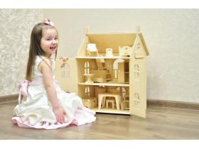 Деревянный кукольный домик Арина